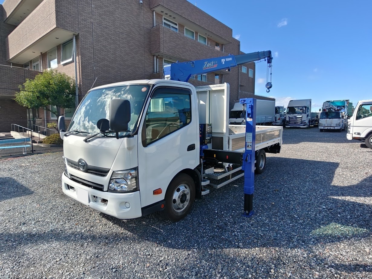 トヨタ ダイナ 小型 車両重機運搬 セルフローダー