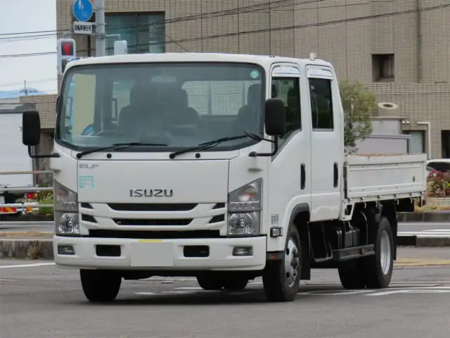 いすゞ エルフ 小型 平ボディ Wキャブ 床鉄板 の中古トラック【車両No.200901】