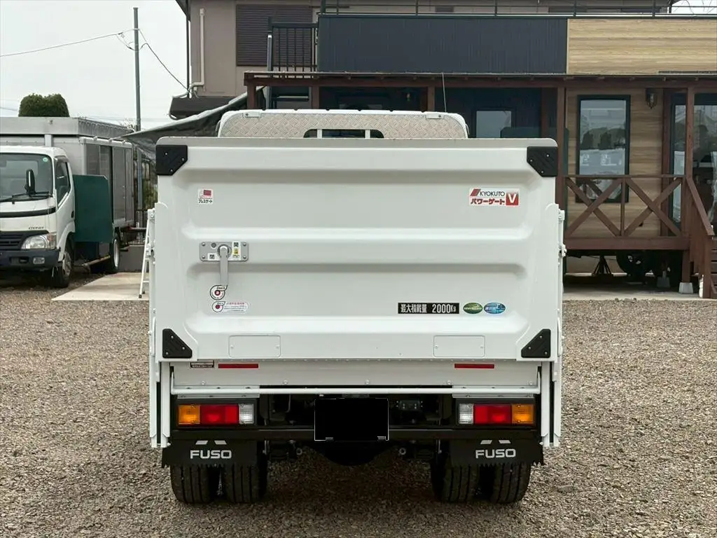 三菱 キャンター 小型 平ボディ パワーゲート 床鉄板の中古トラック画像4