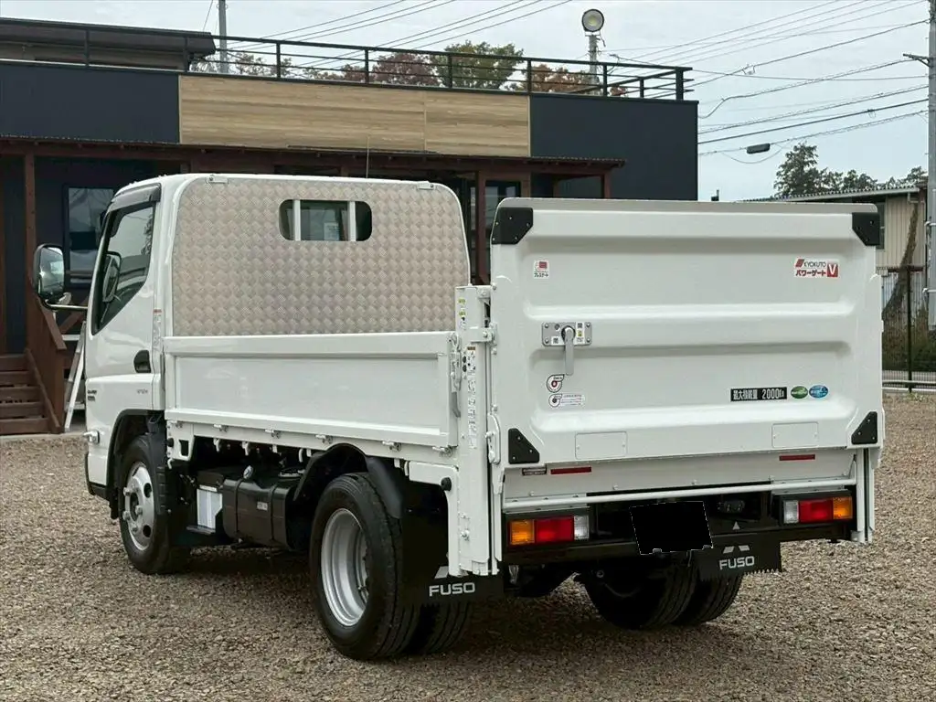 三菱 キャンター 小型 平ボディ パワーゲート 床鉄板の中古トラック画像5