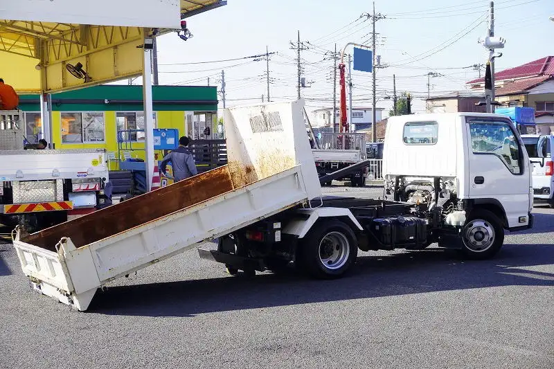 いすゞ エルフ 小型 ダンプ ローダー 強化の中古トラック画像5