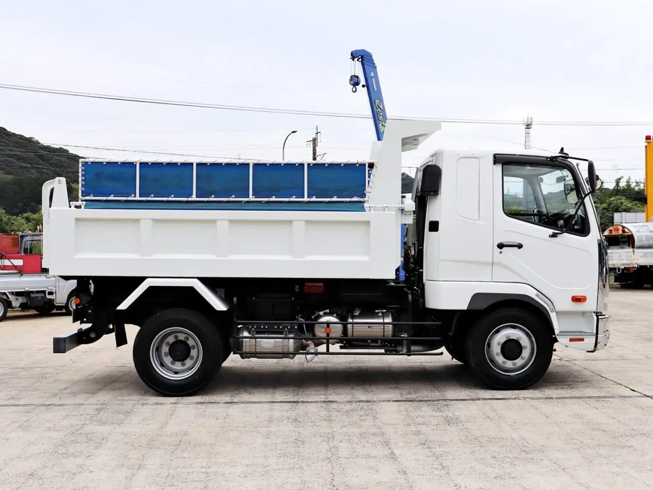 三菱 ファイター 中型/増トン ダンプ コボレーン ベッドの中古トラック画像4