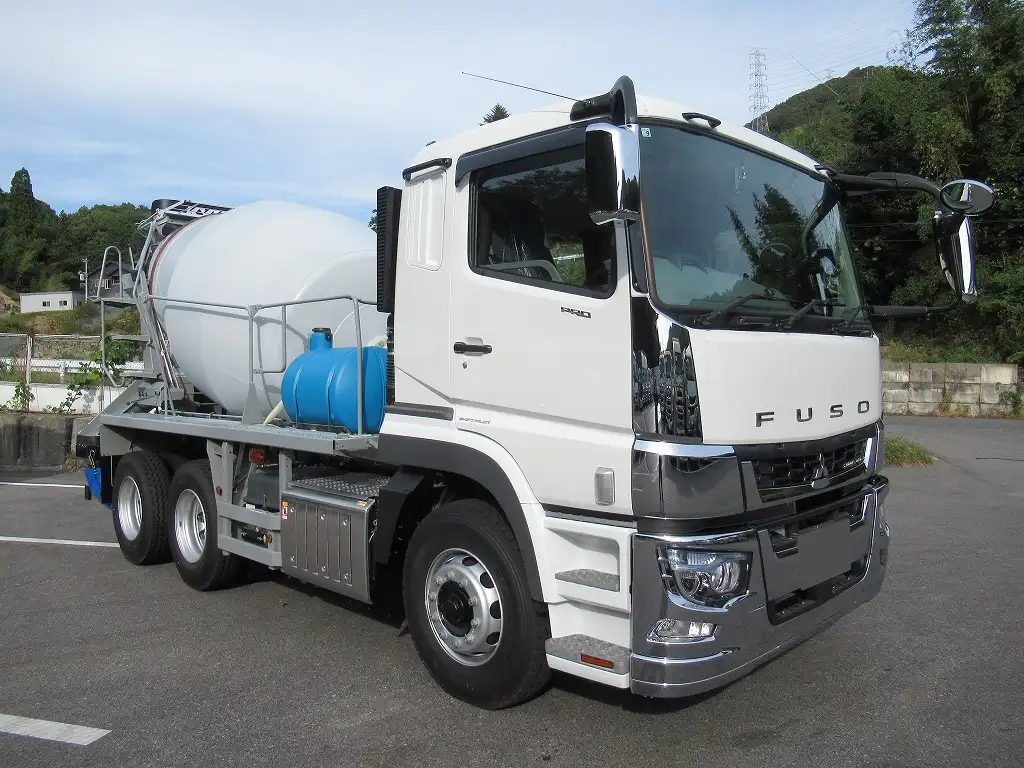 三菱 スーパーグレート 大型 ミキサー・ポンプ ベッド 2KG-FV70GXの中古トラック画像2