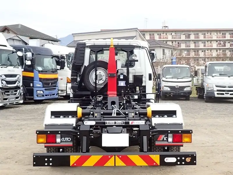 三菱 ファイター 中型/増トン アームロール コンテナ付き ツインホイストの中古トラック画像4