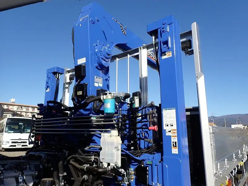 三菱 ファイター 中型/増トン 車両重機運搬 4段クレーン ラジコンの中古トラック画像11