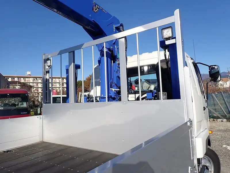 三菱 ファイター 中型/増トン 車両重機運搬 4段クレーン ラジコンの中古トラック画像8