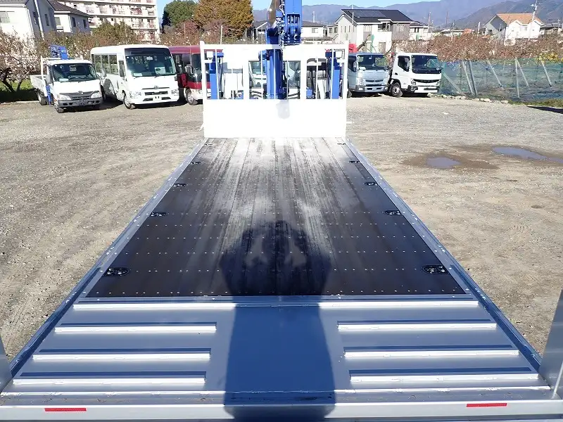 三菱 ファイター 中型/増トン 車両重機運搬 4段クレーン ラジコンの中古トラック画像7