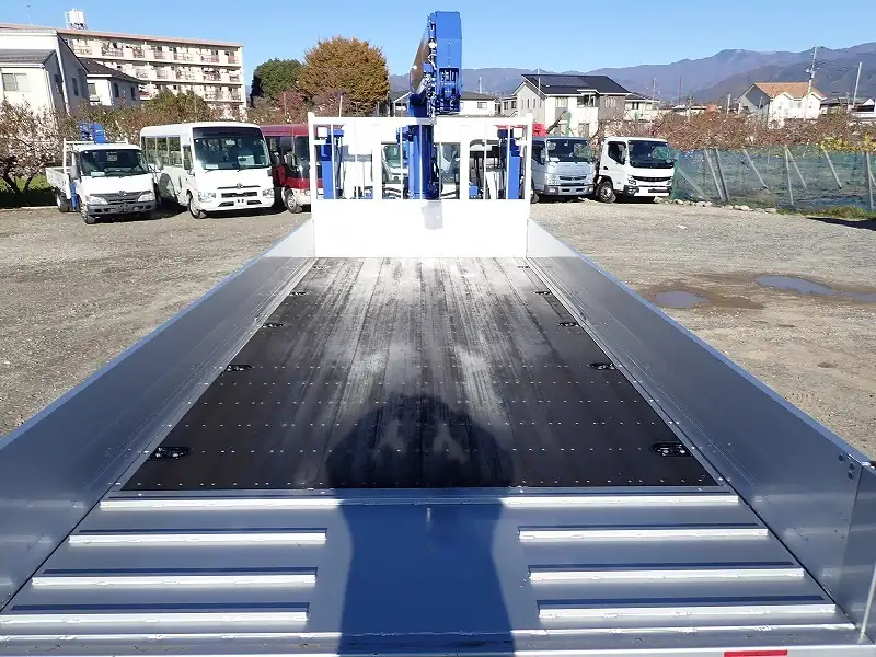 三菱 ファイター 中型/増トン 車両重機運搬 4段クレーン ラジコンの中古トラック画像6