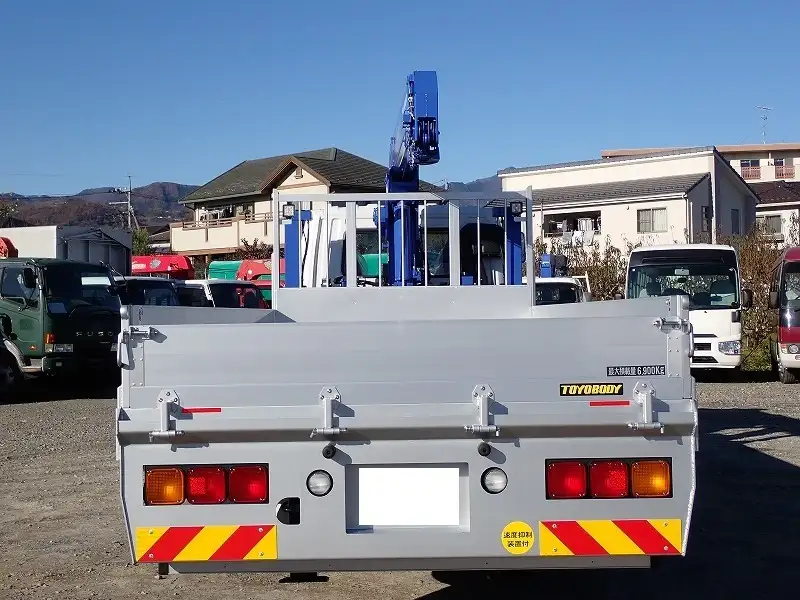 三菱 ファイター 中型/増トン 車両重機運搬 4段クレーン ラジコンの中古トラック画像4