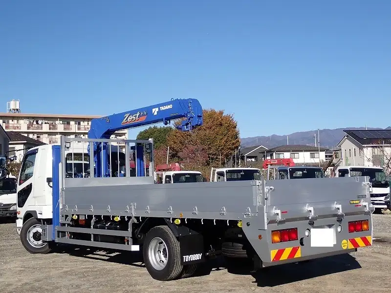 三菱 ファイター 中型/増トン 車両重機運搬 4段クレーン ラジコンの中古トラック画像5