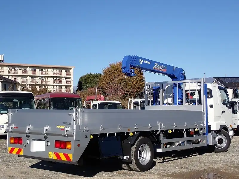 三菱 ファイター 中型/増トン 車両重機運搬 4段クレーン ラジコンの中古トラック画像3