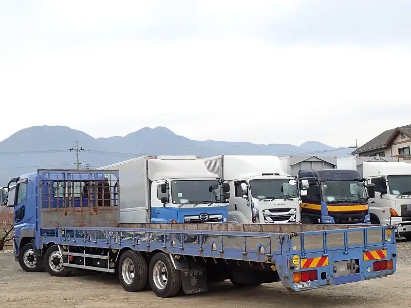 三菱 スーパーグレート 大型 平ボディ ベッド QKG-FS50VZの中古トラック画像5