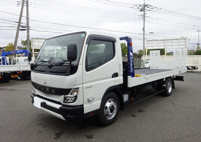 三菱 キャンター 小型 車両重機運搬 セーフティーローダー