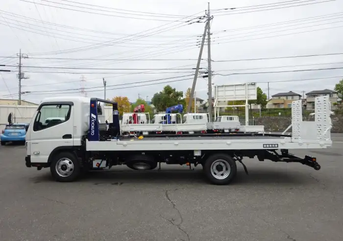 三菱 キャンター 小型 車両重機運搬 ウインチ 2PG-FEB80の中古トラック画像7