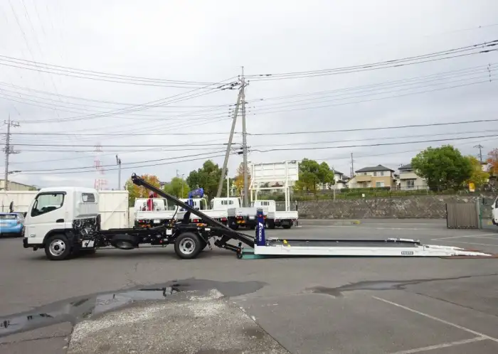 三菱 キャンター 小型 車両重機運搬 ウインチ 2PG-FEB80の中古トラック画像8