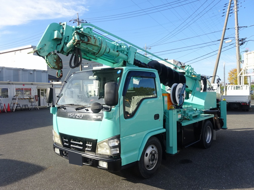 いすゞ エルフ 小型 高所・建柱車 建柱車