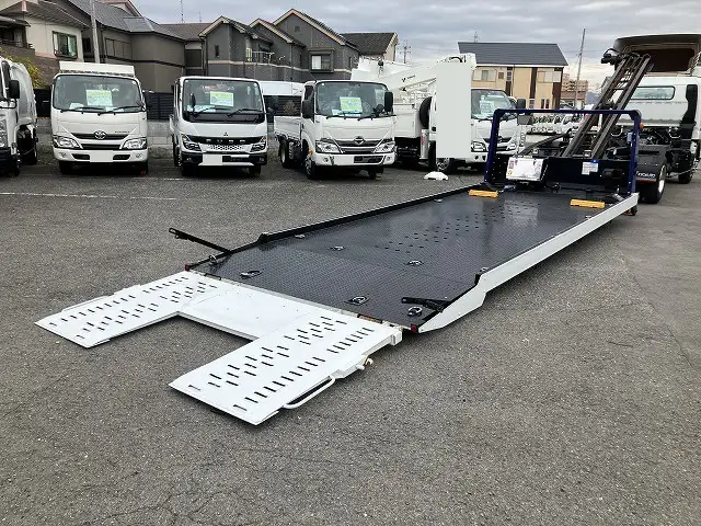 三菱 キャンター 小型 車両重機運搬 ラジコン ウインチの中古トラック画像6