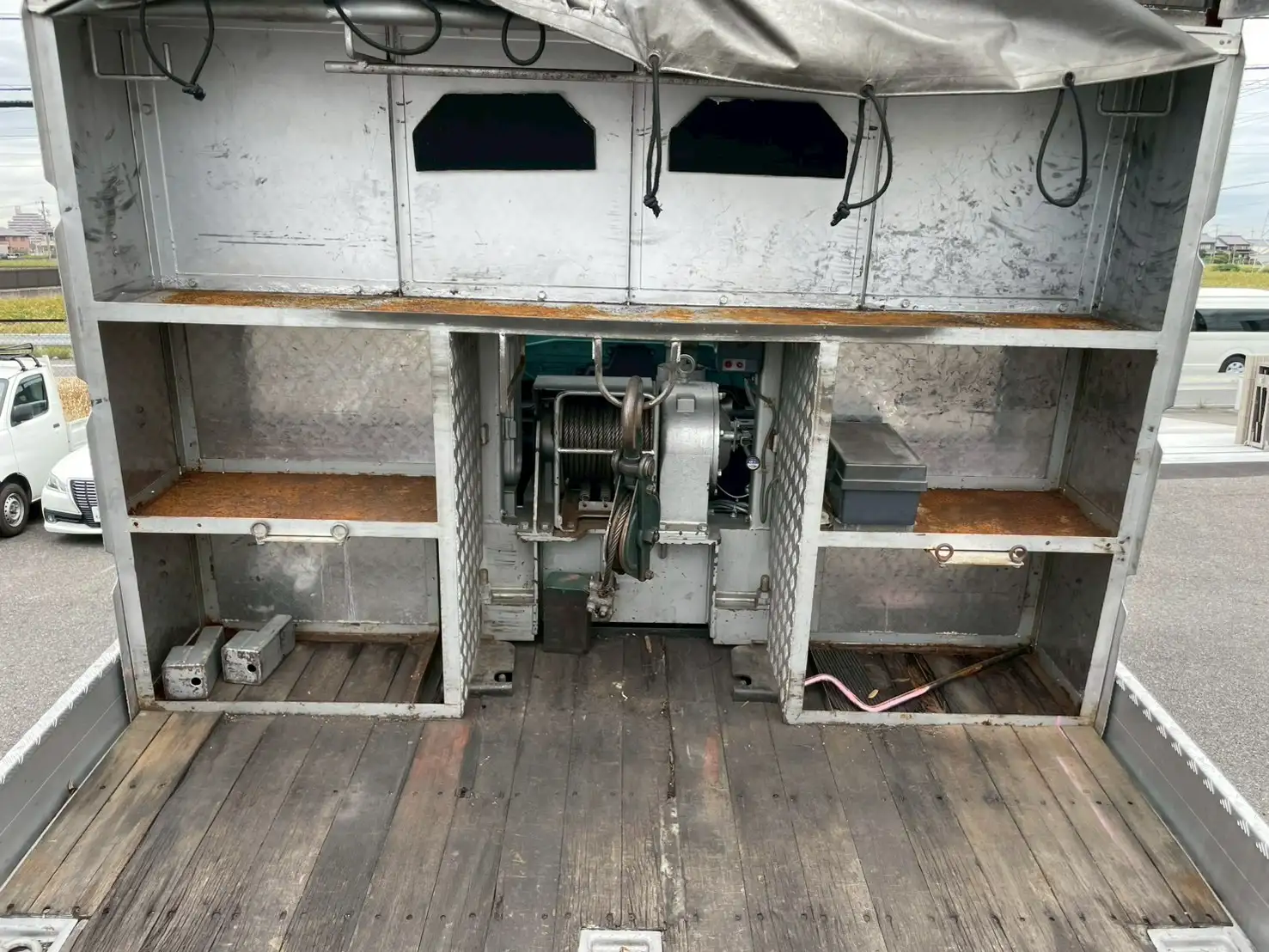 三菱 スーパーグレート 大型 車両重機運搬 ラジコン ウインチの中古トラック画像8