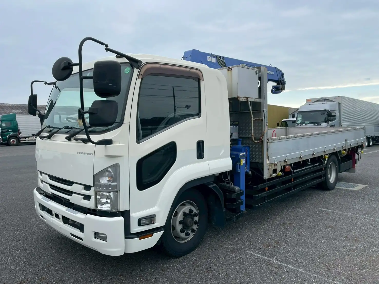 いすゞ フォワード 中型/増トン クレーン付 床鉄板 アルミブロック の中古トラック【車両No.201166】