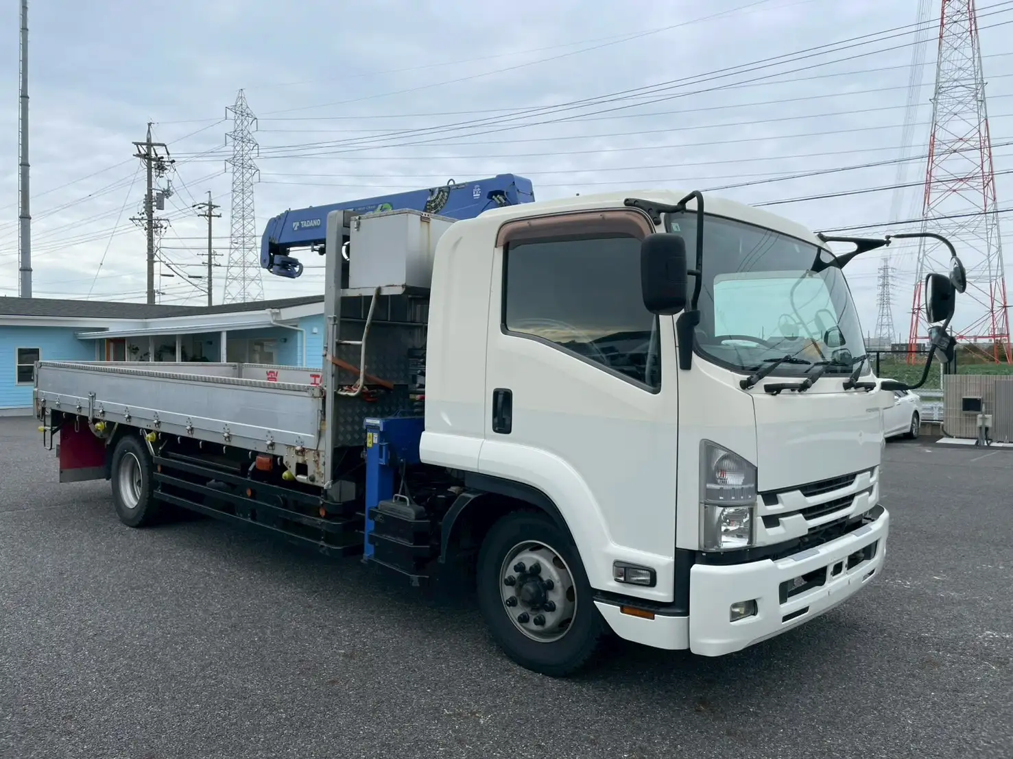 いすゞ フォワード 中型/増トン クレーン付 床鉄板 アルミブロックの中古トラック画像2