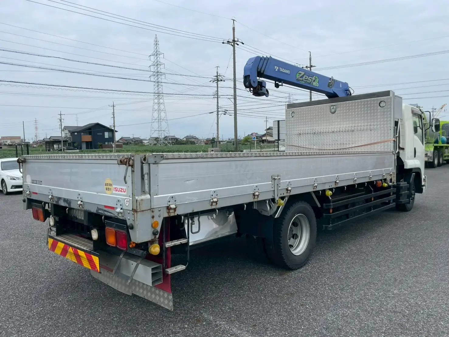 いすゞ フォワード 中型/増トン クレーン付 床鉄板 アルミブロックの中古トラック画像3