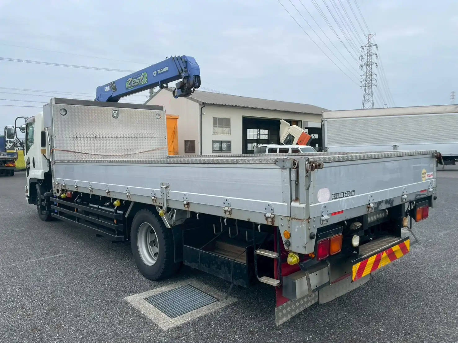 いすゞ フォワード 中型/増トン クレーン付 床鉄板 アルミブロックの中古トラック画像5