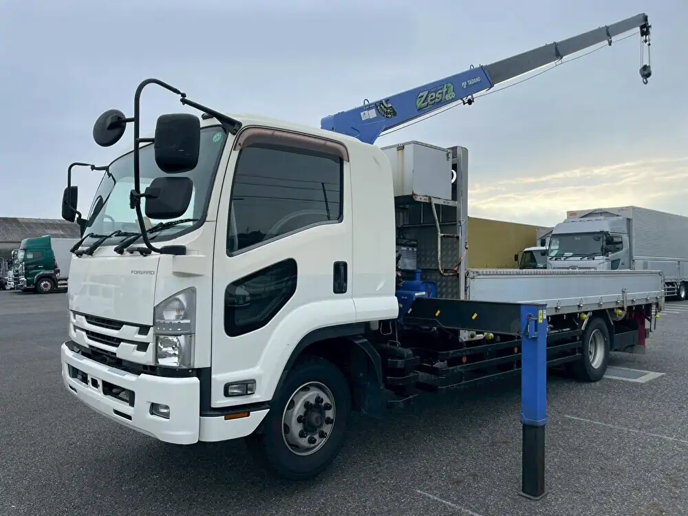 いすゞ フォワード 中型/増トン クレーン付 床鉄板 アルミブロックの中古トラック画像6