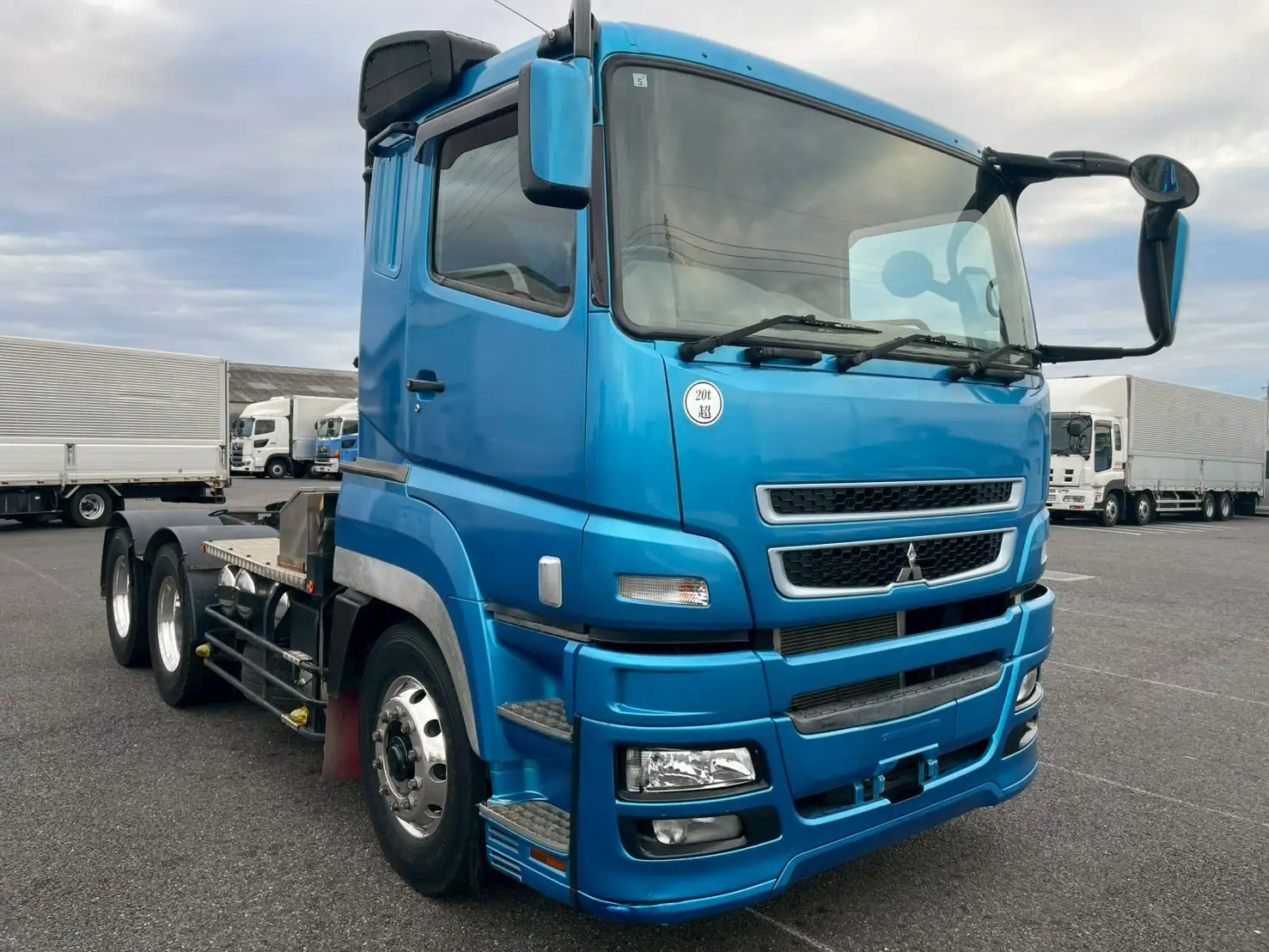 三菱 スーパーグレート 大型 トラクター 2デフ エアサスの中古トラック画像2