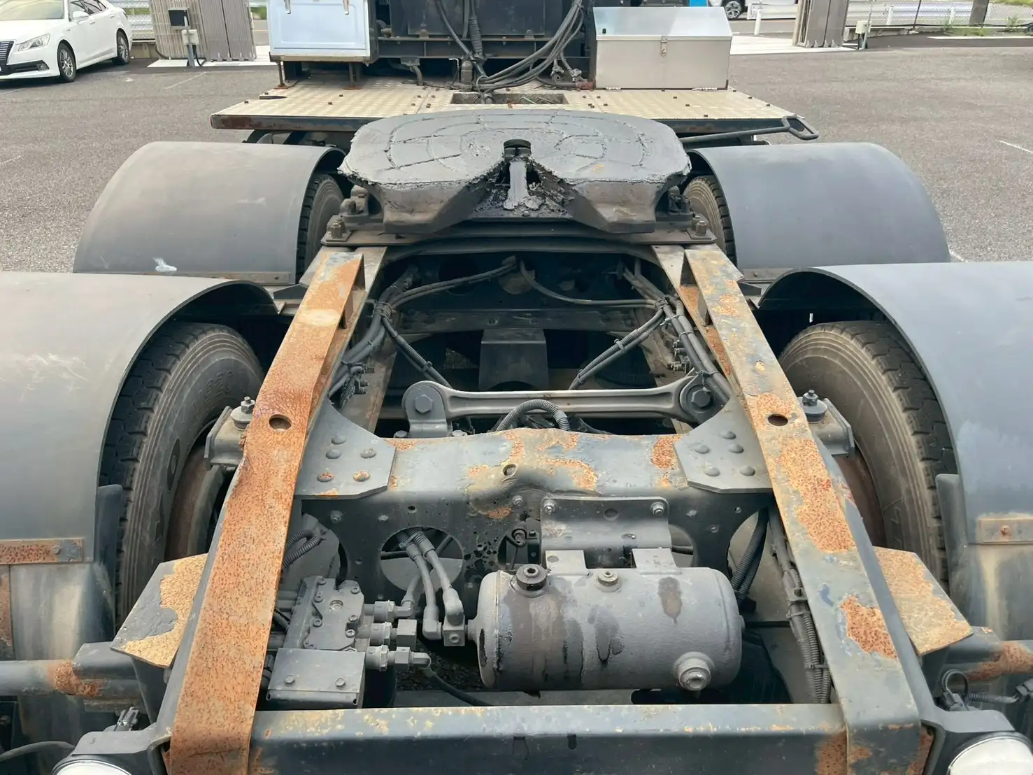 三菱 スーパーグレート 大型 トラクター 2デフ エアサスの中古トラック画像6