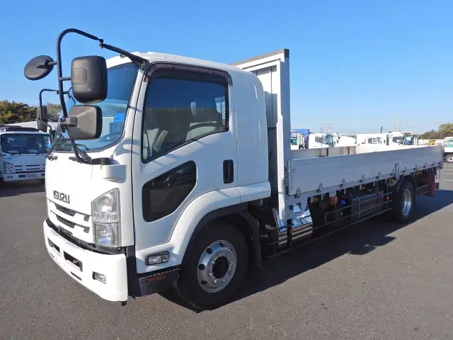 いすゞ フォワード 中型/増トン 平ボディ アルミブロック ベッド の中古トラック【車両No.201209】
