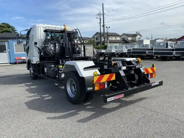 三菱 ファイター 中型/増トン アームロール ツインホイスト ベッドの中古トラック画像7