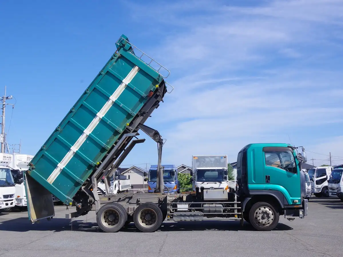 いすゞ フォワード 中型/増トン ダンプ 土砂禁 天蓋付きの中古トラック画像5