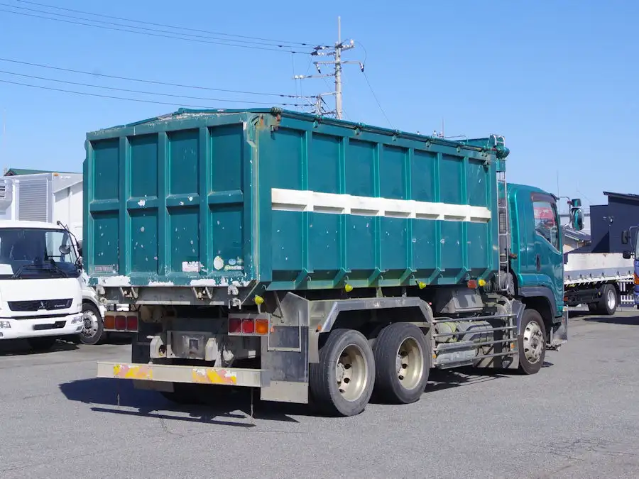 いすゞ フォワード 中型/増トン ダンプ 土砂禁 天蓋付きの中古トラック画像2