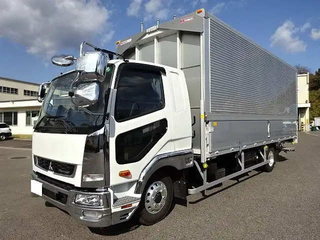 三菱 ファイター 中型/増トン ウイング パワーゲート ベッド の中古トラック【車両No.201120】