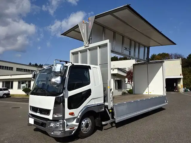 三菱 ファイター 中型/増トン ウイング パワーゲート ベッドの中古トラック画像6
