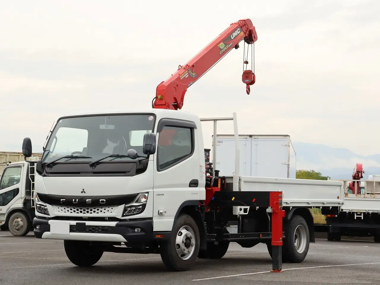 三菱 キャンター 小型 クレーン付 4段 ラジコンの中古トラック画像3