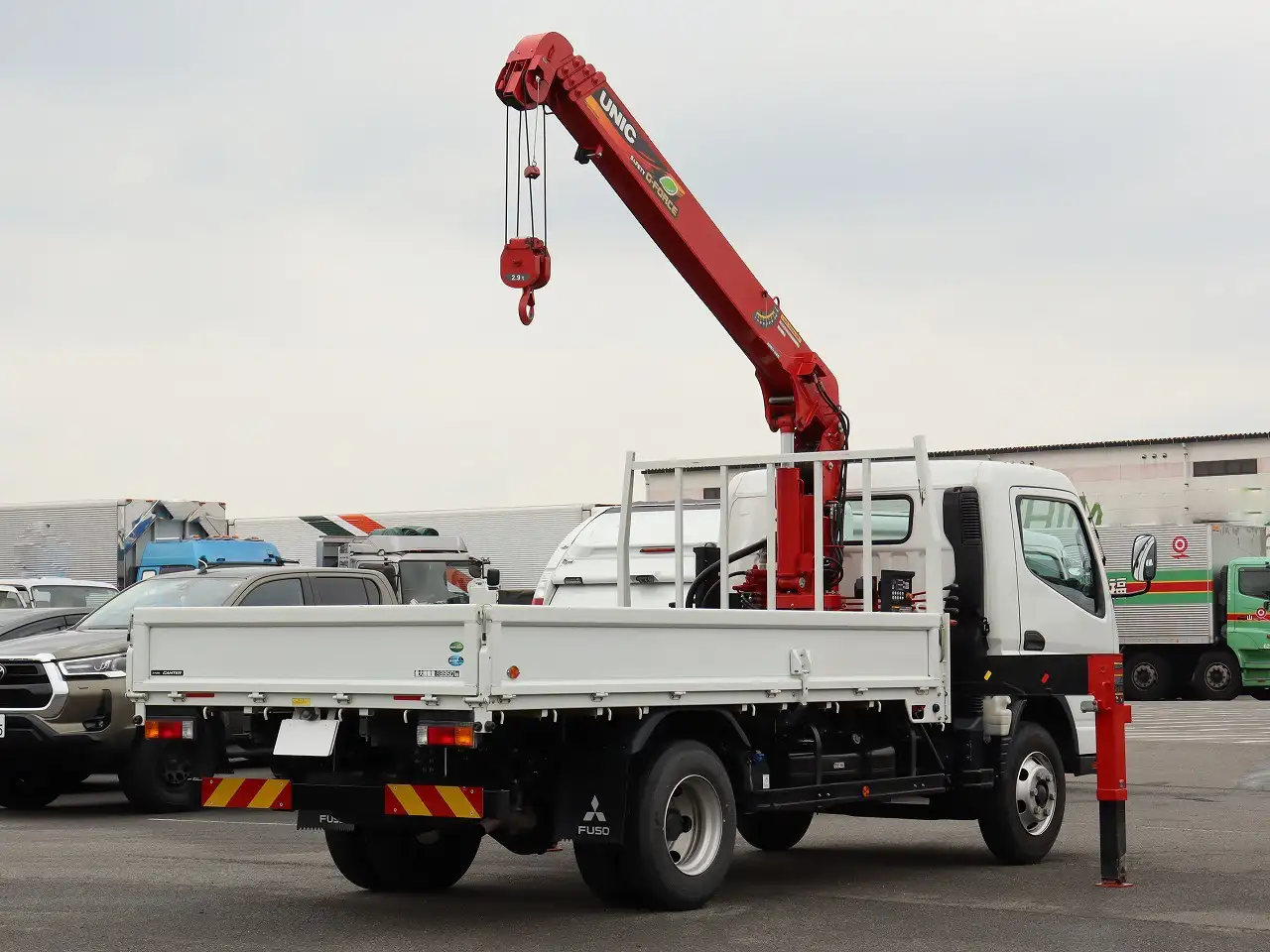 三菱 キャンター 小型 クレーン付 4段 ラジコンの中古トラック画像4