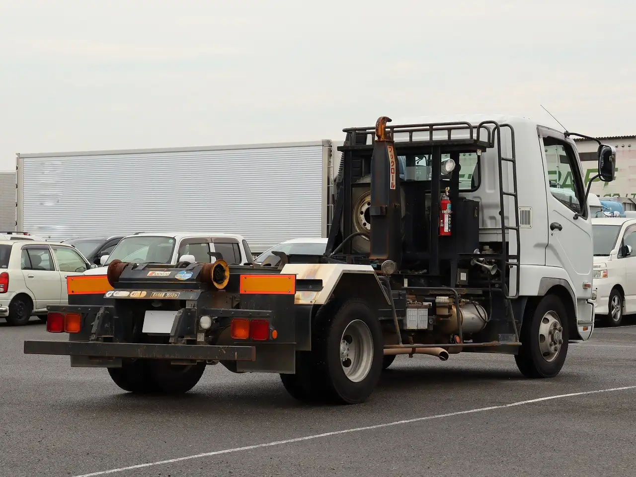 三菱 ファイター 中型/増トン アームロール ツインホイスト PDG-FK71Fの中古トラック画像2