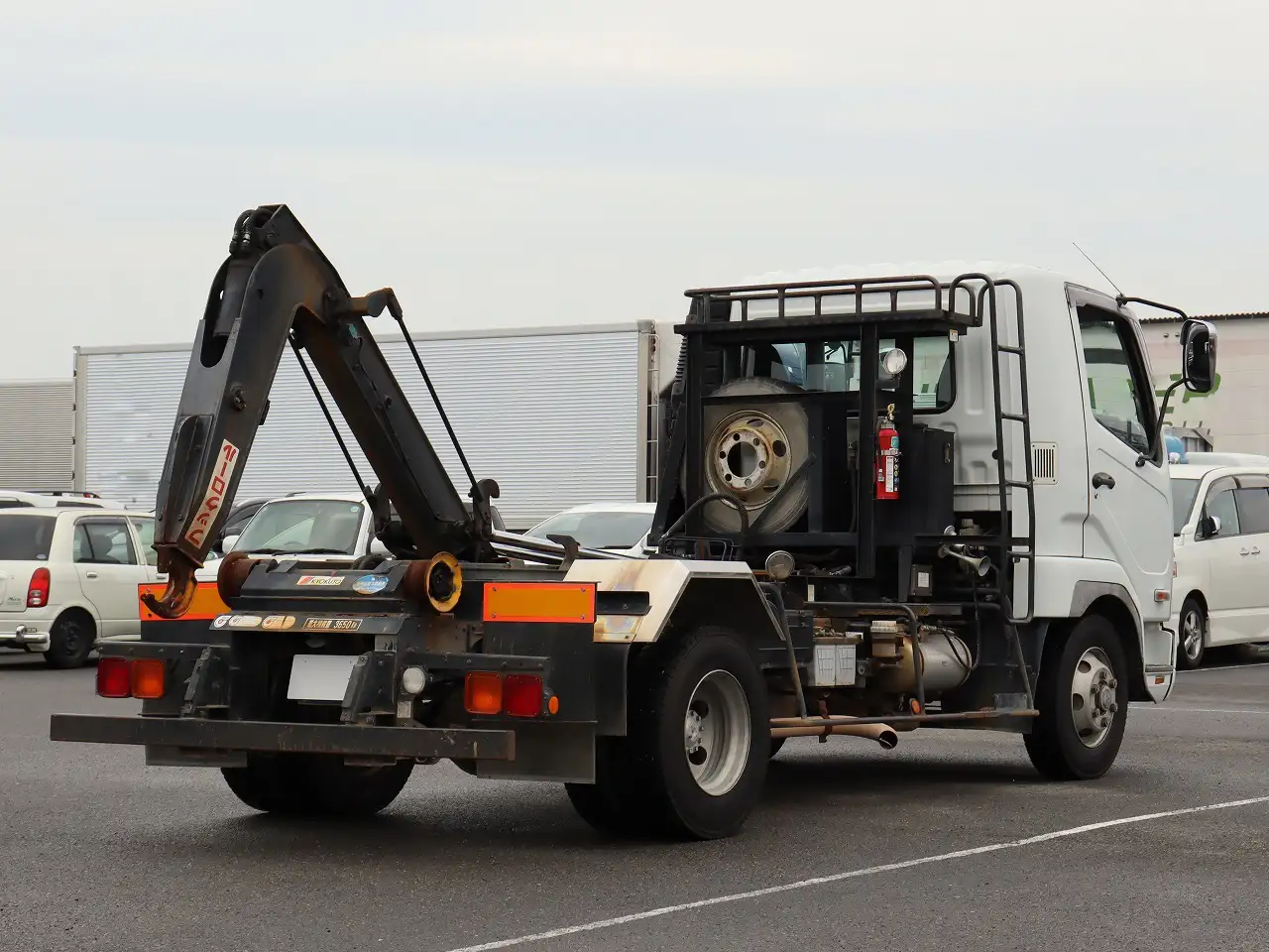 三菱 ファイター 中型/増トン アームロール ツインホイスト PDG-FK71Fの中古トラック画像5