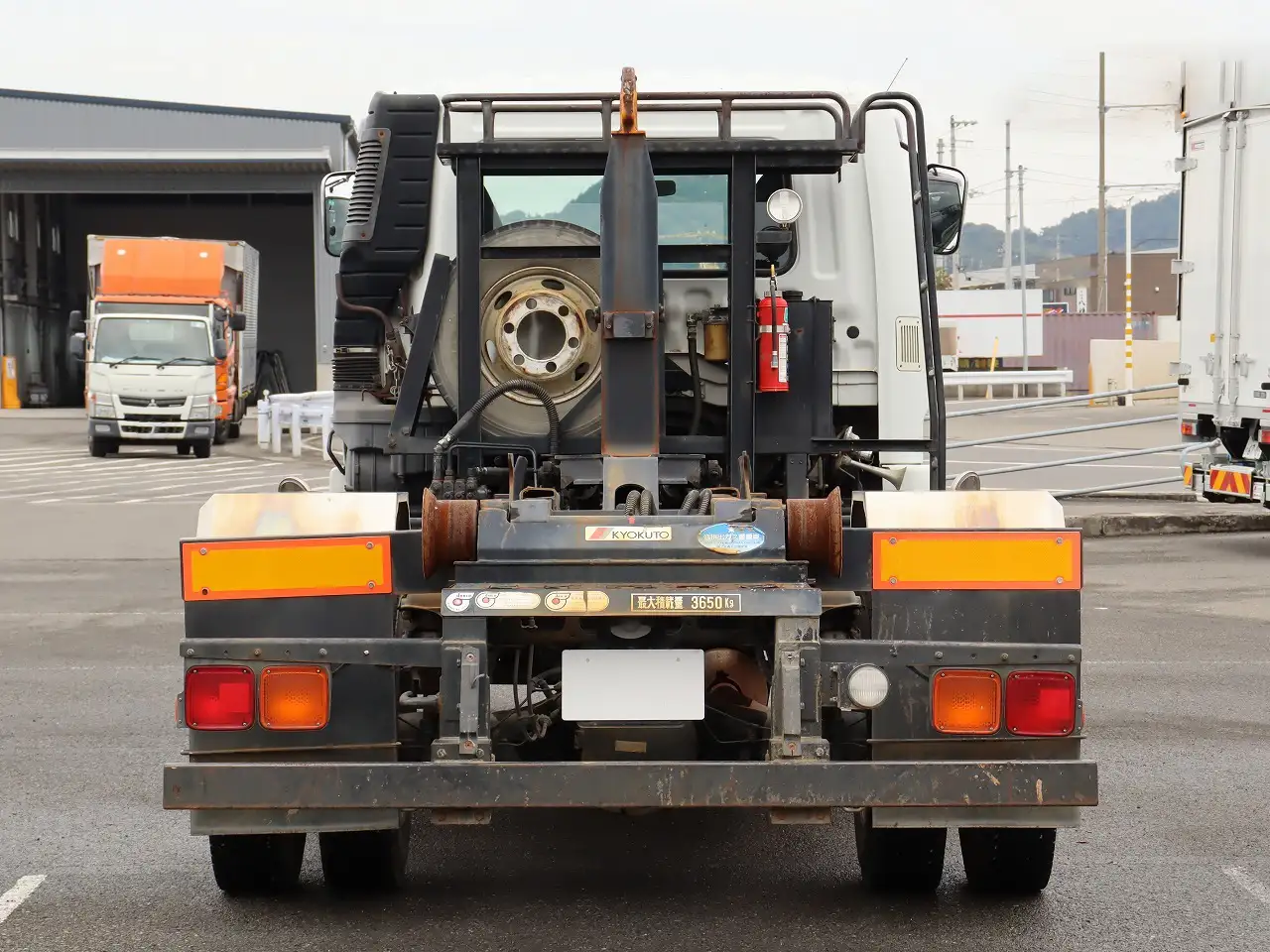 三菱 ファイター 中型/増トン アームロール ツインホイスト PDG-FK71Fの中古トラック画像3