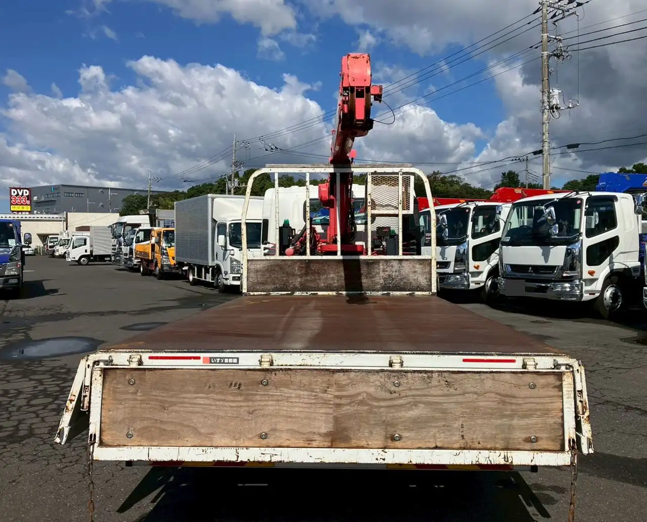 いすゞ エルフ 小型 クレーン付 床鉄板 4段の中古トラック画像5