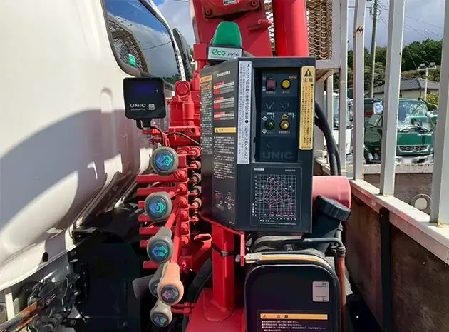 いすゞ エルフ 小型 クレーン付 床鉄板 4段の中古トラック画像8