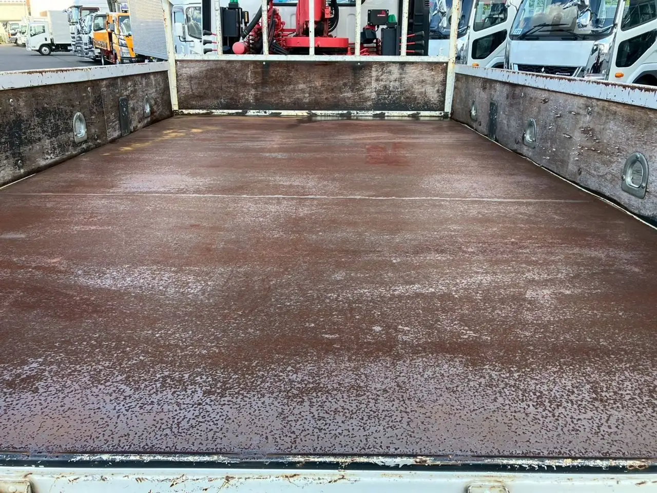 いすゞ エルフ 小型 クレーン付 床鉄板 4段の中古トラック画像6