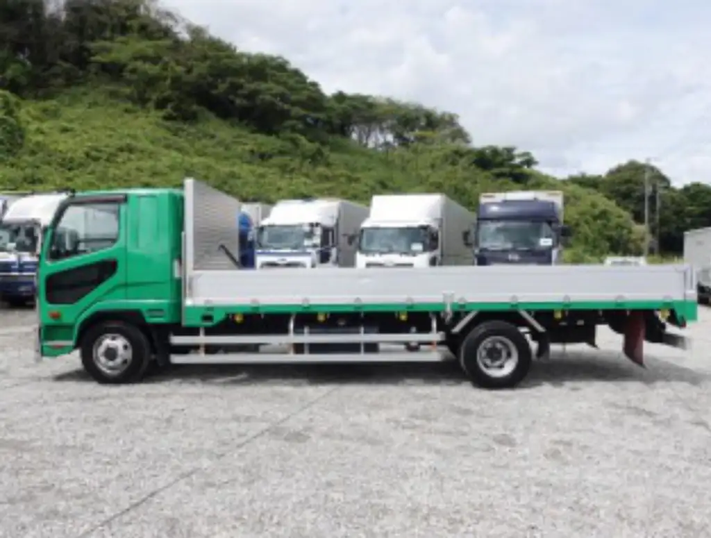 三菱 ファイター 中型/増トン 平ボディ アルミブロック ベッドの中古トラック画像5