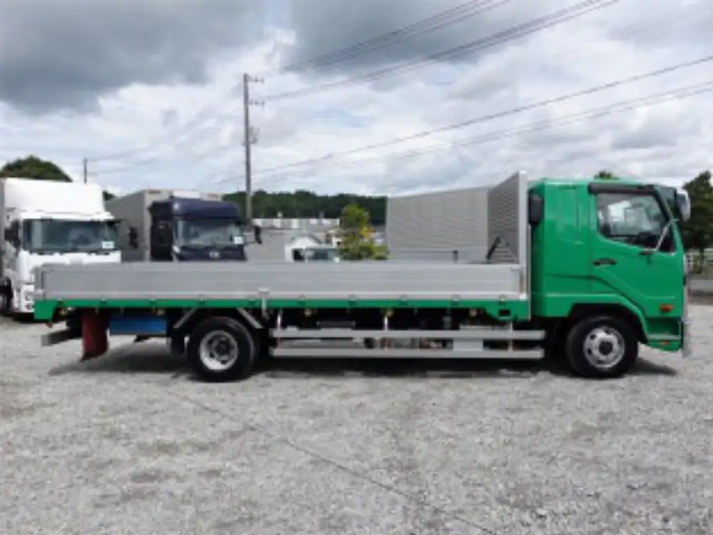 三菱 ファイター 中型/増トン 平ボディ アルミブロック ベッドの中古トラック画像3