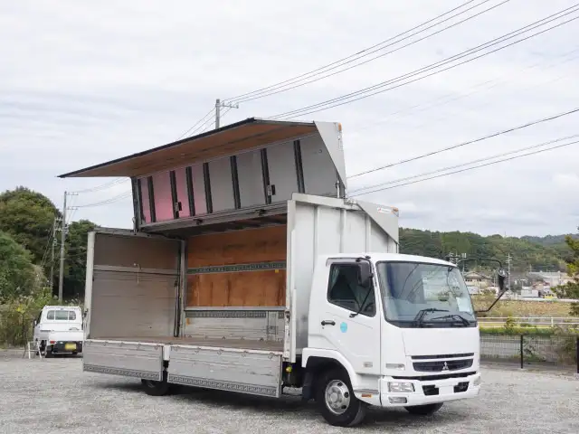 三菱 ファイター 中型/増トン ウイング パワーゲート 床鉄板 の中古トラック【車両No.201170】