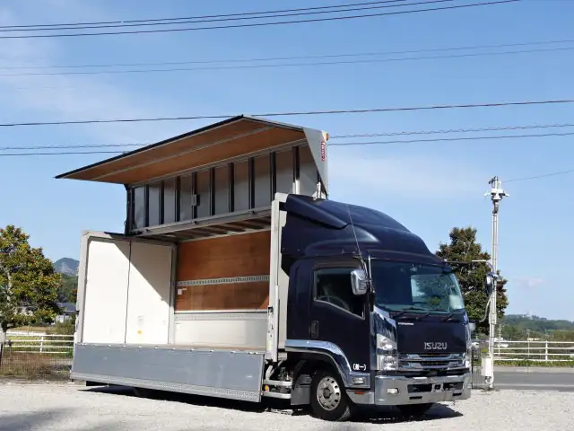 いすゞ フォワード 中型/増トン ウイング エアサス ベッド の中古トラック【車両No.201158】