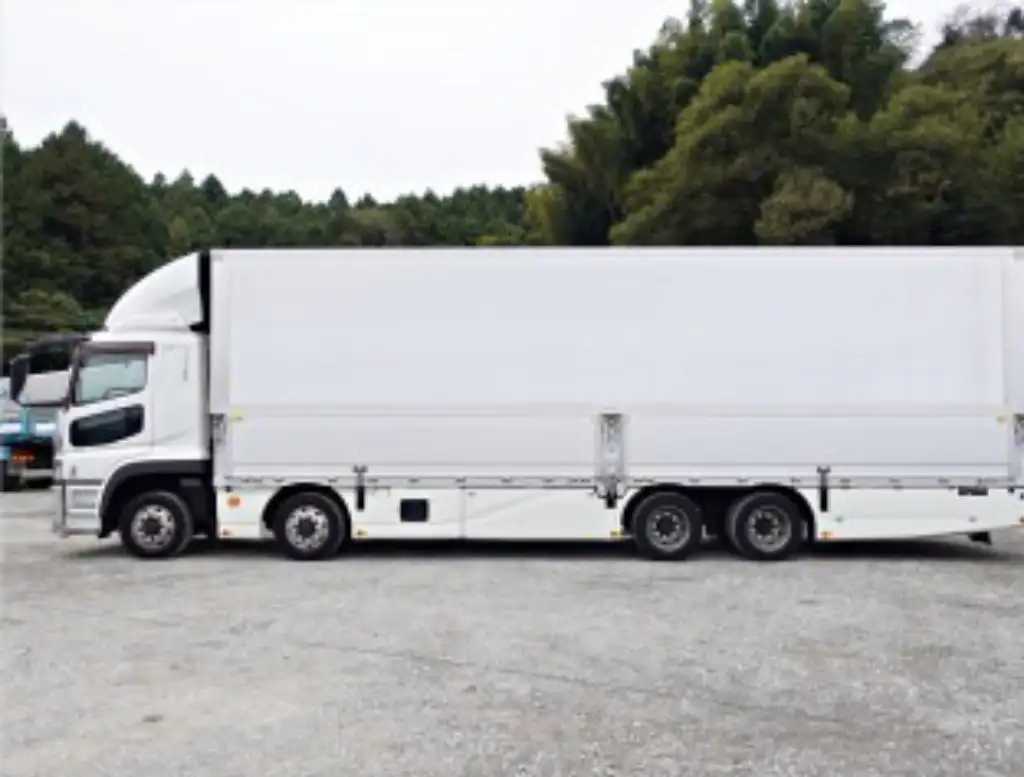 三菱 スーパーグレート 大型 ウイング エアサス ベッドの中古トラック画像5