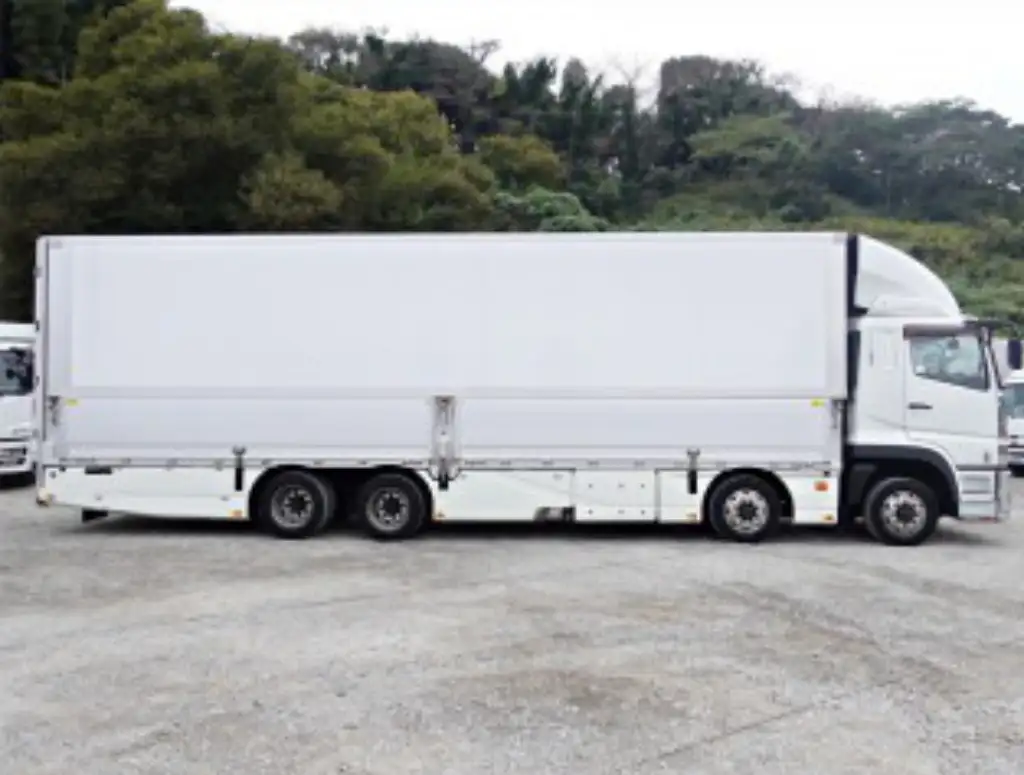 三菱 スーパーグレート 大型 ウイング エアサス ベッドの中古トラック画像3