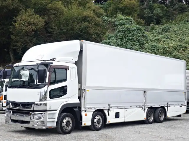 三菱 スーパーグレート 大型 ウイング エアサス ベッド の中古トラック【車両No.201174】